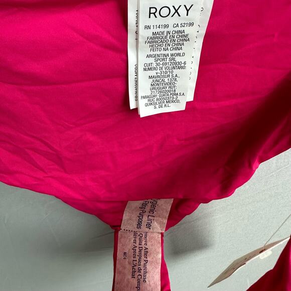 Roxy Sunset 70’s Braid Bikini Bottom Women’s Large Pink - Picture 5 of 7